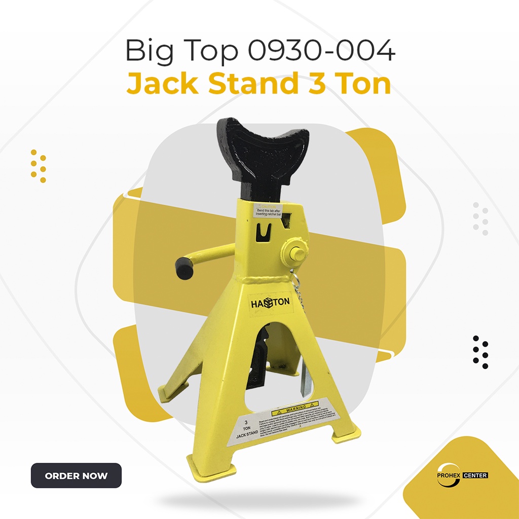 HASSTON 0930-004 Jack Stand 3 Ton - Tahanan Dongkrak Mobil