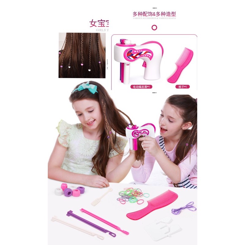 Alat Kepang Rambut Elektrik Otomatis DIY - Kado Anak Perempuan