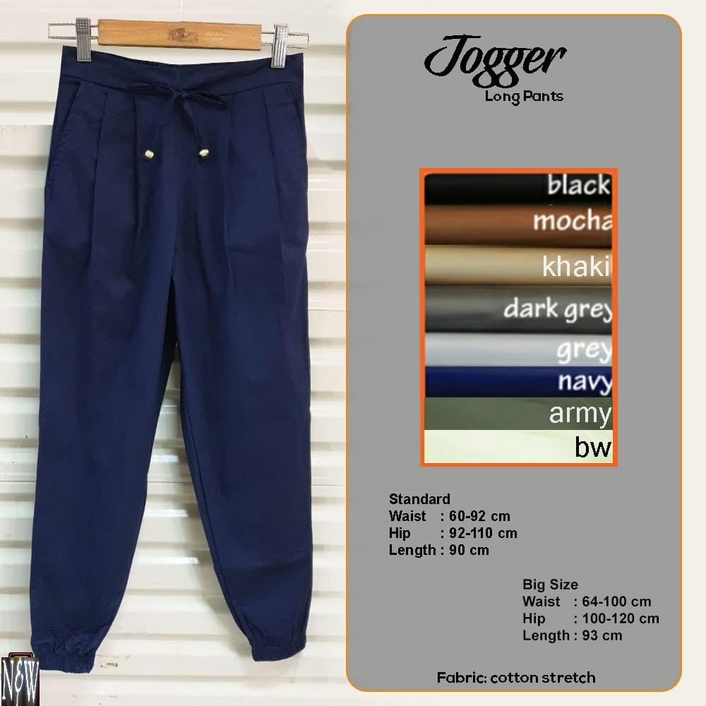 Celana Jogger Wanita Katun Stretch/Celana Panjang Jogger/Jogger Pants