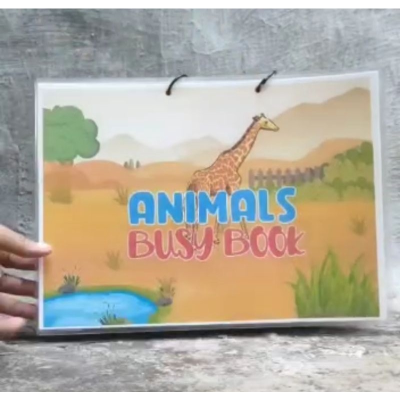 

Buku Edukasi Anak BUSY BOOK ANIMALS