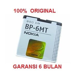 Produk 100% ORIGINAL NOKIA Battery BP 6MT / n82  n81 8gb  n81  e51  6750