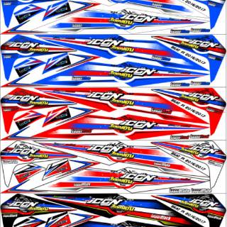 STRIPING VARIASI  MOTOR  HONDA BEAT  FI  NEW ISS ESP  2016 17 