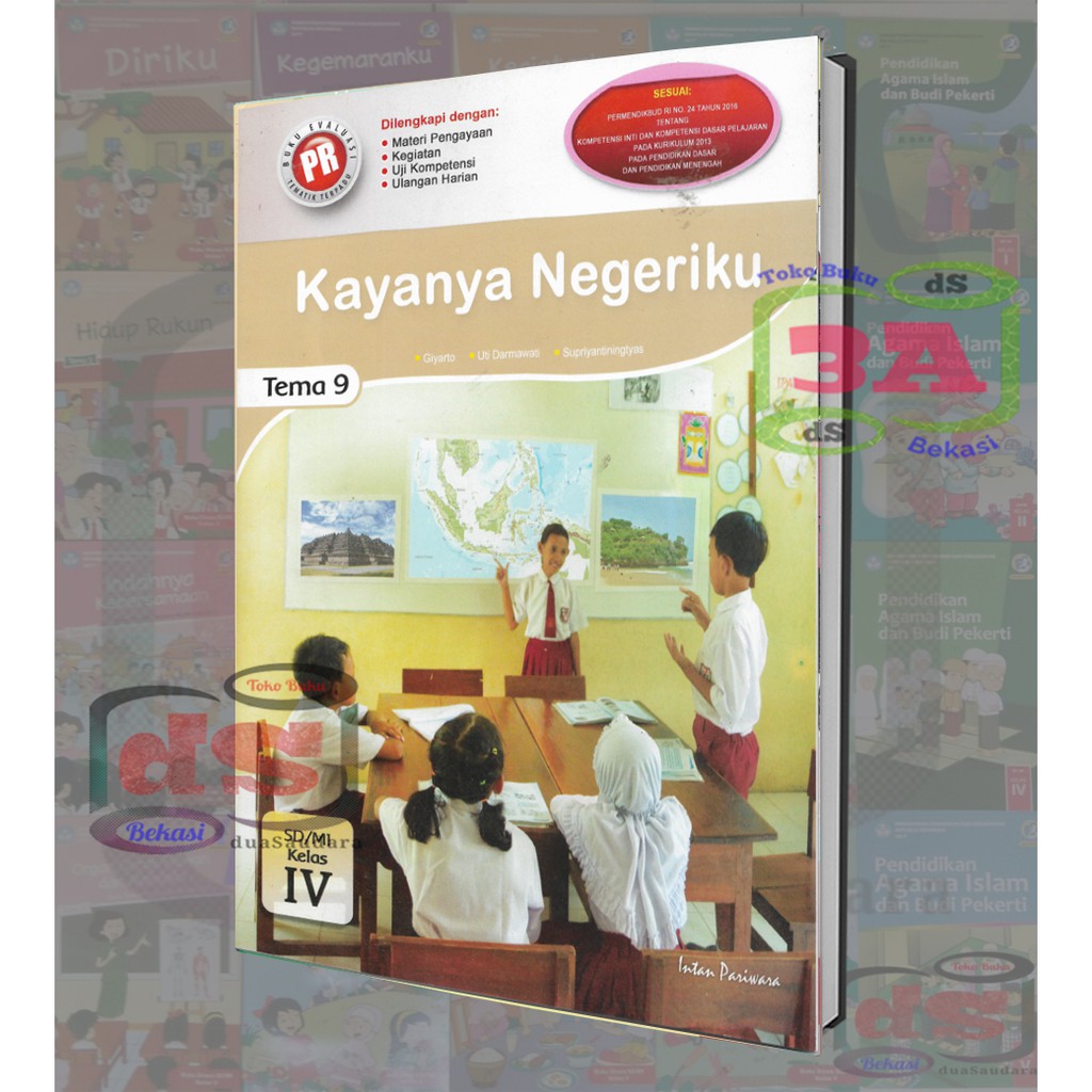 Buku Evaluasi Tematik Terpadu PR Siswa Kelas 4 SD Tema 9 Kurikulum 2013