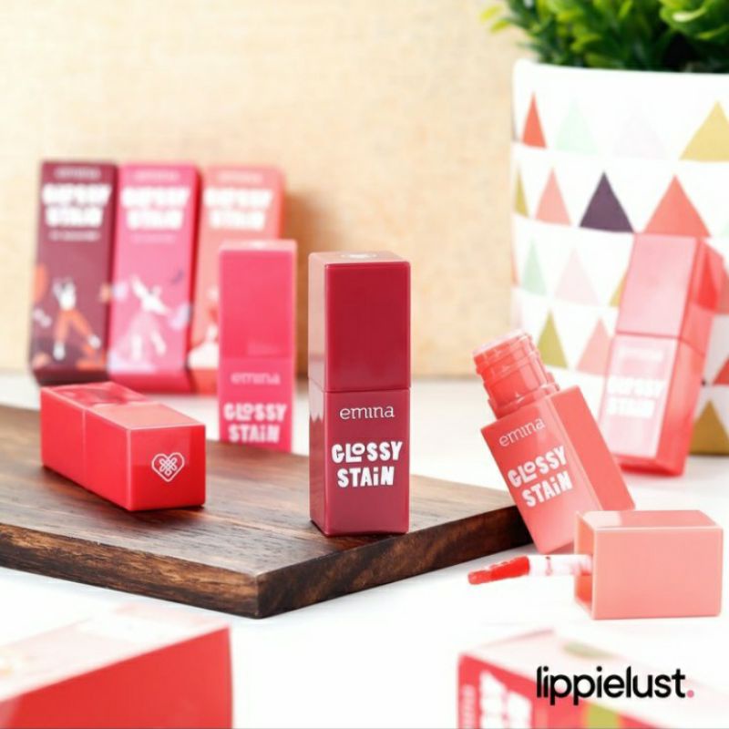 EMINA Glossy Stain - Emina Lip Tint , Emina Lip Stain