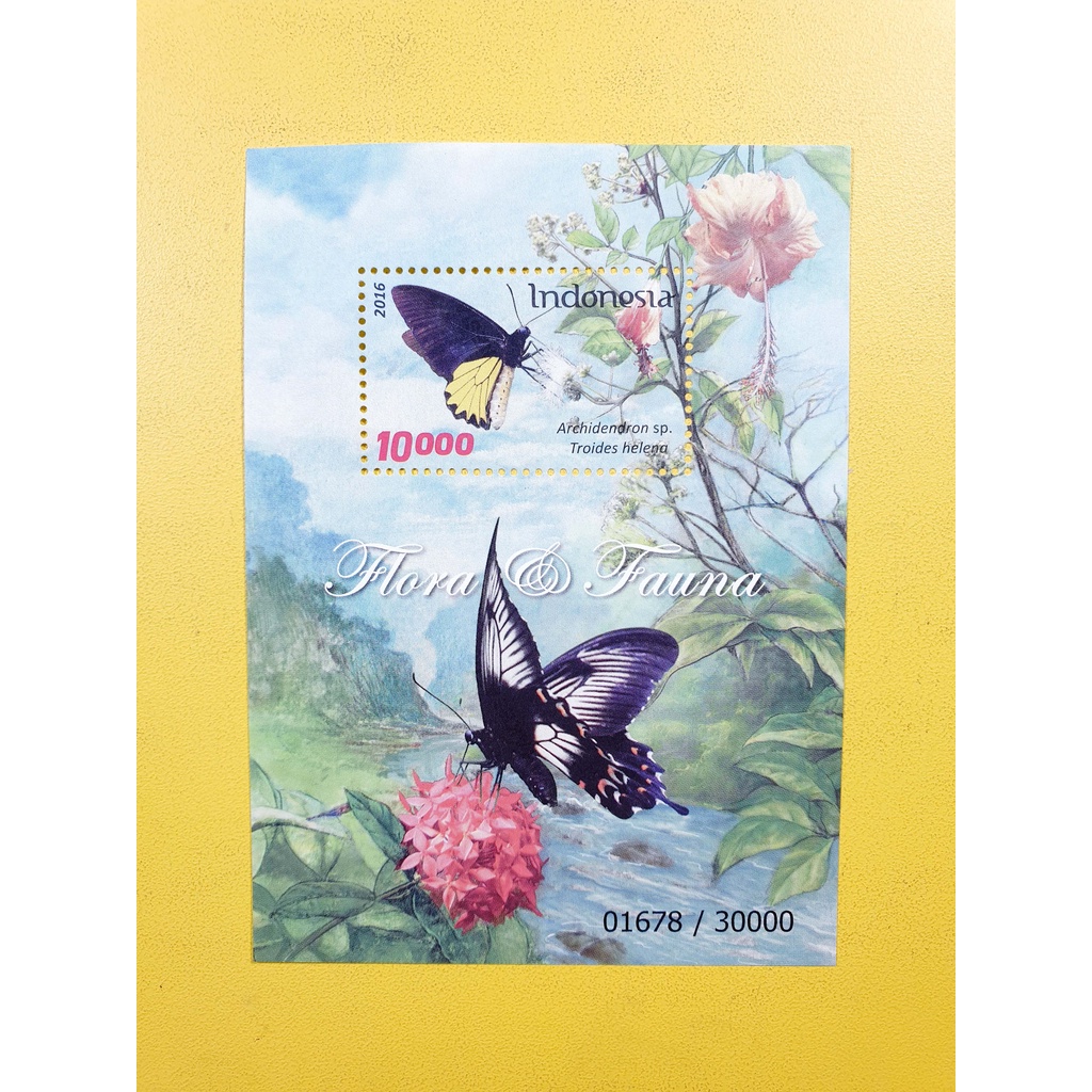 

Perangko Souvenir Sheet Flora & Fauna 2016 Set
