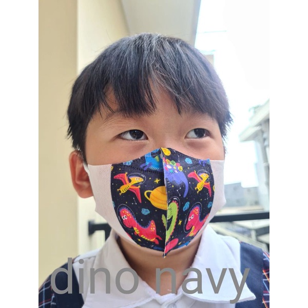 mrcaisen MASKER ANAK DUCKBILL isi 50pc karakter masker 3ply 3 sampai 12 tahun motif lucu M005