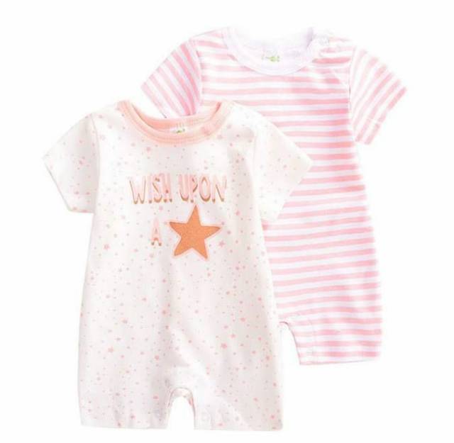 Romper bayi 2set/ romper bayi import payifang/ romper lucu