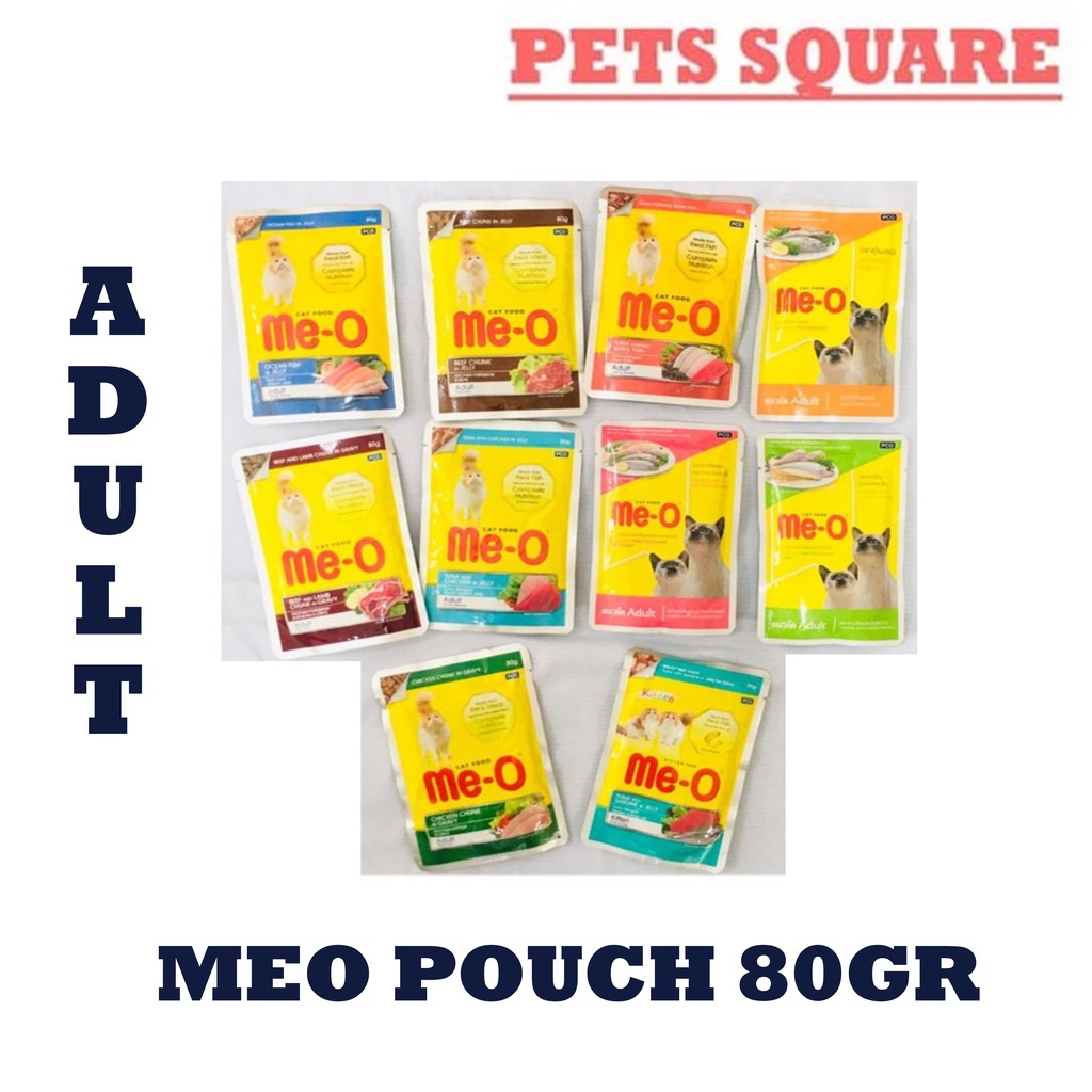 MEO POUCH ADULT 80gr All Variant