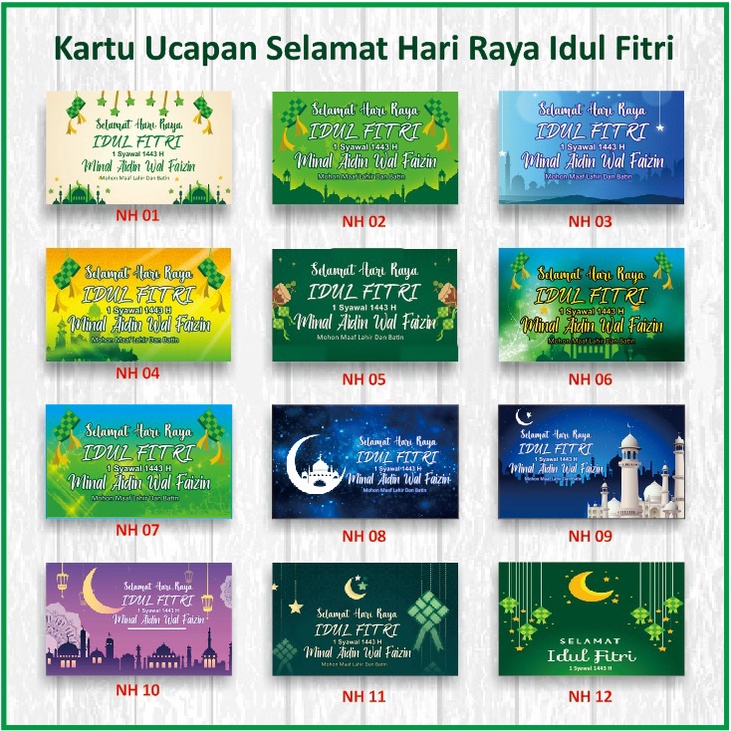 

KARTU UCAPAN IDUL FITRI GREETING CARD SELAMAT LEBARAN