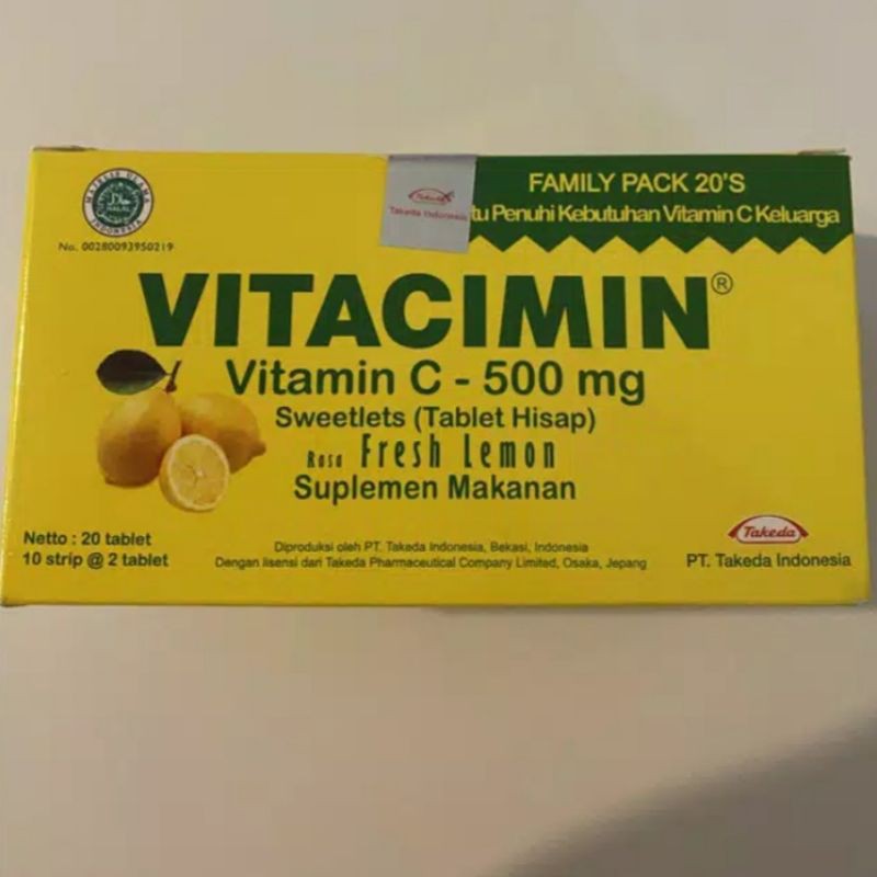 vitacimin 1 box isi 20 tablet