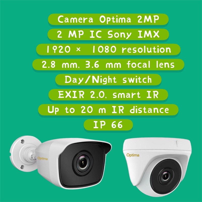 Paket cctv 16 kamera optima ic sony 2mp