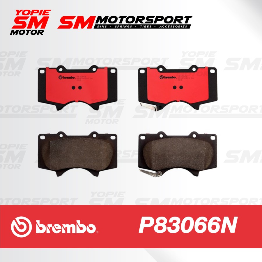 BREMBO Brake Pad Kampas Rem Fortuner VRZ Land Cruiser Prado 09 P83066N