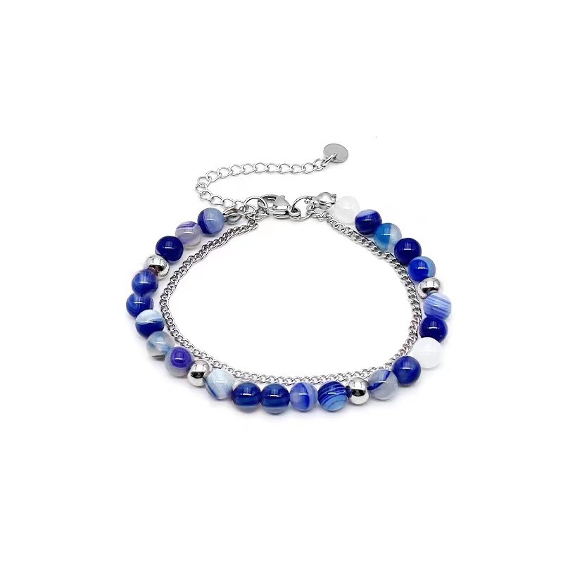 Gelang Manik-Manik Model Double layer Untuk Wanita