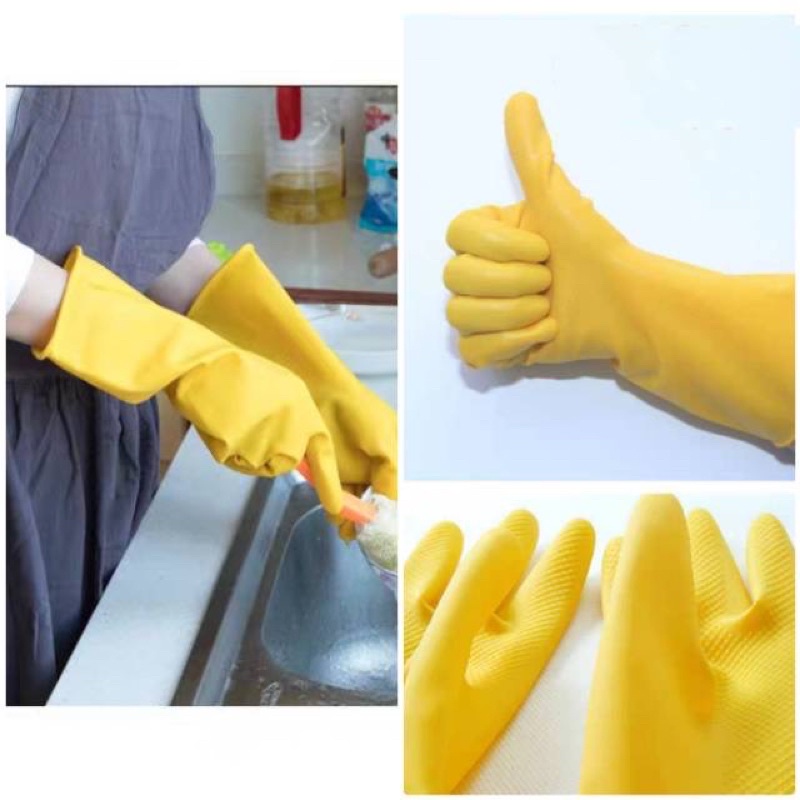 [UNIK88] Sarung Tangan Karet Cuci Piring Latex Anti Slip