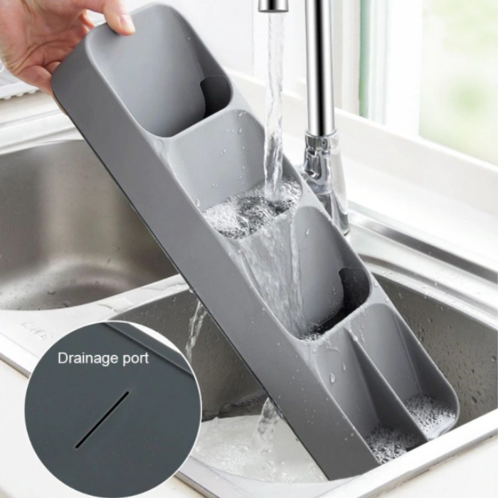 Anhichef Tempat Sendok Garpu Pisau Dapur Compact Kitchen Organiser