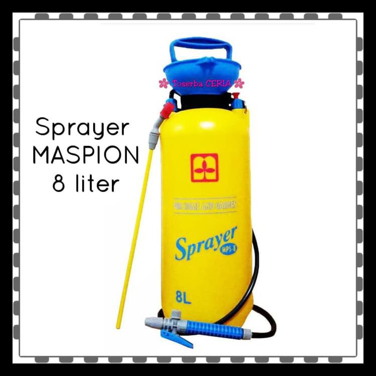 ALAT PERTANIAN TANGKI SPRAYER SEMPROT 8LITER MASPION