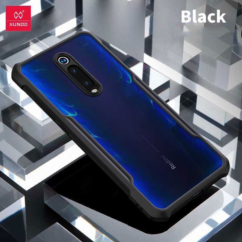 Case XIAOMI REDMI 8 Armor Fusion Transparent Casing Free Skin Carbon 3D