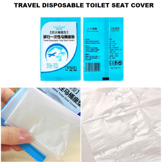 Toilet Seat Cover Alas Duduk Closet Tissue Portable Tisu Tatak Wc Higienis 57