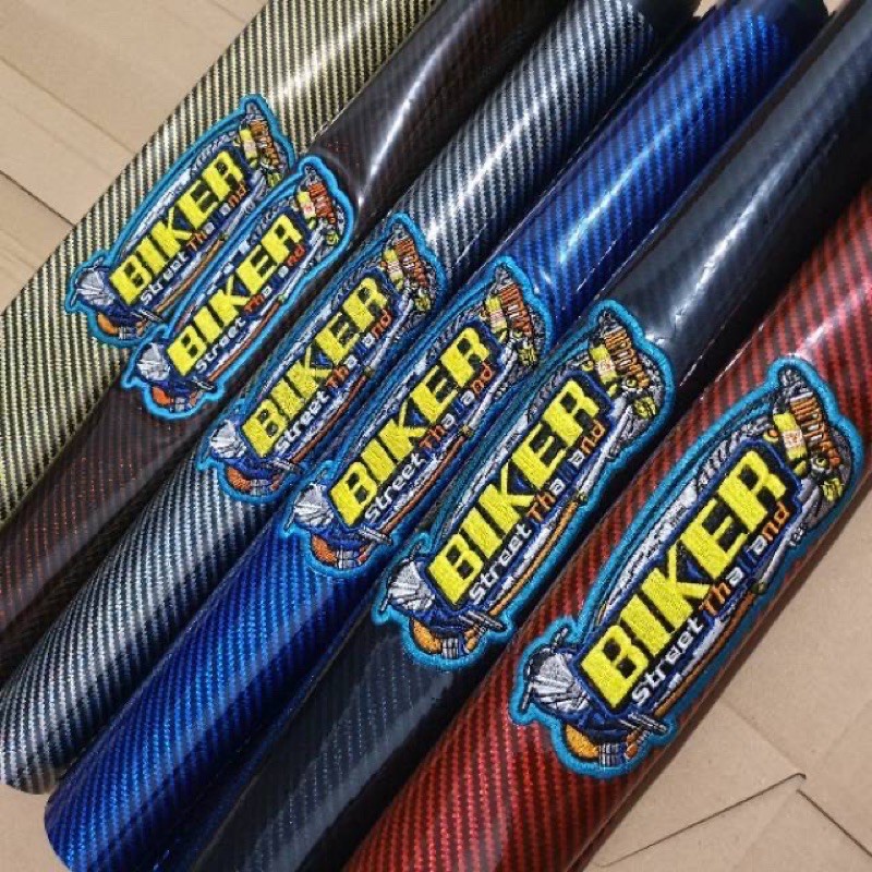 Kulit jok bikers carbon thailand (1pcs), Sarung jok variasi karbon impor motor beat, mio, supra, jup