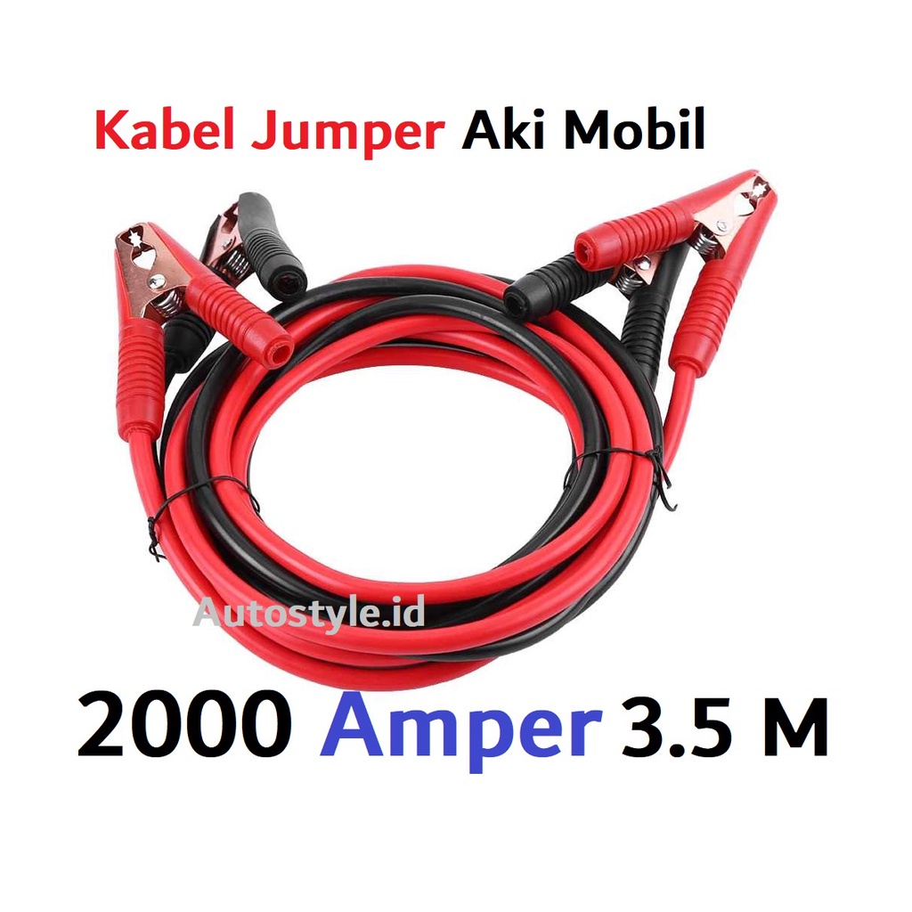 Kabel Jumper Aki mobil Kabel Starter Jumper Aki Mobil Motor Aman Tembaga berkualitas tinggi jamper accu mobil mogok kabel emergensi