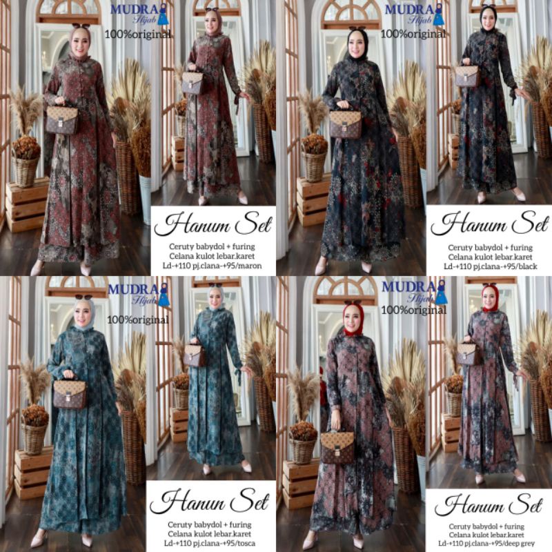 Hanun Set Original Mudra Hijab