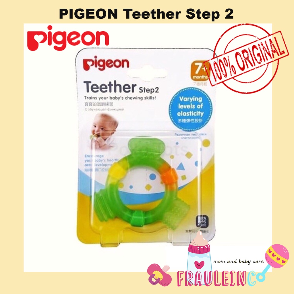 *FRAULEINCO* PIGEON Teether Fruit | Gigitan Bayi / Teether step 1 step 2