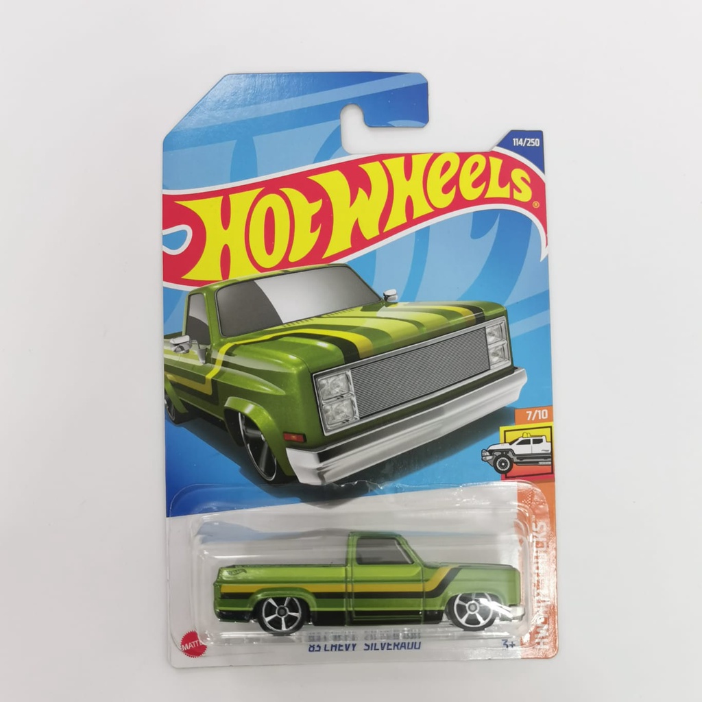 E22 Hot Wheels 83 Chevy Silverado Hijau Pickup Pick Up HW Hotwheels Mobil Mainan Anak