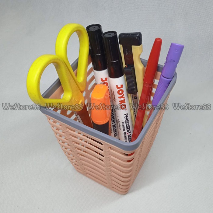 

Bergaransi Wadah Organiser Tempat Pensil Ballpen Pena Plastik 9X9X12Cm Weo Ns1226 Berkualitas