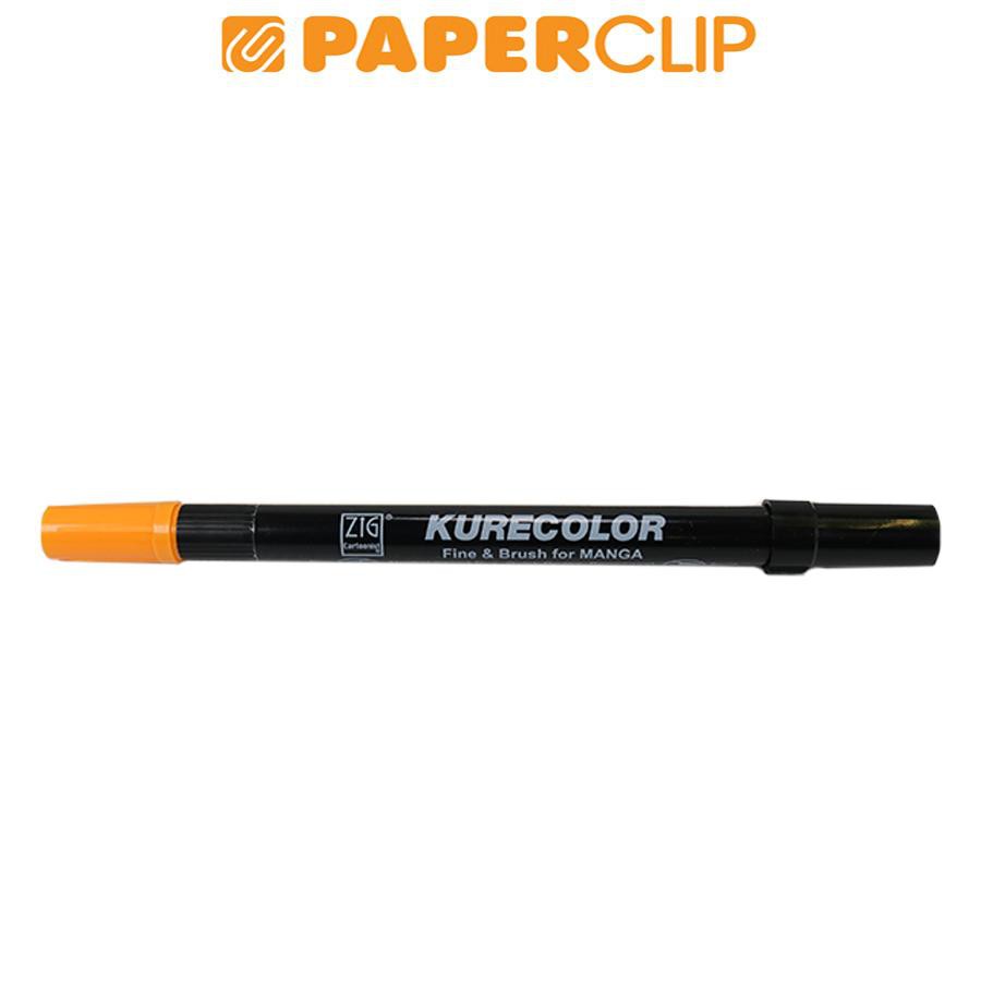 

PEN BRUSH ZIG KURETAKE KURECOLOR TWIN TIP CNKC-2200 404 BRIGHT YELLOW
