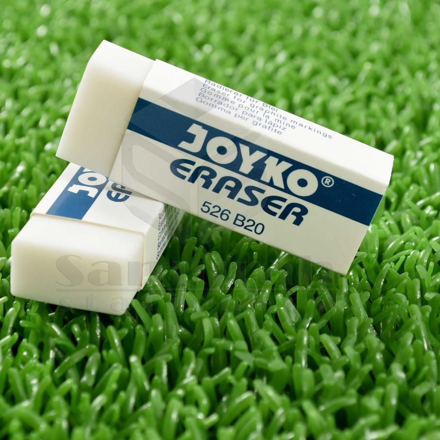 

경 Penghapus Pensil Joyko B-20 Besar Sepak isi 20 Pcs ER20 BL Hitam / B20 Putih Limited