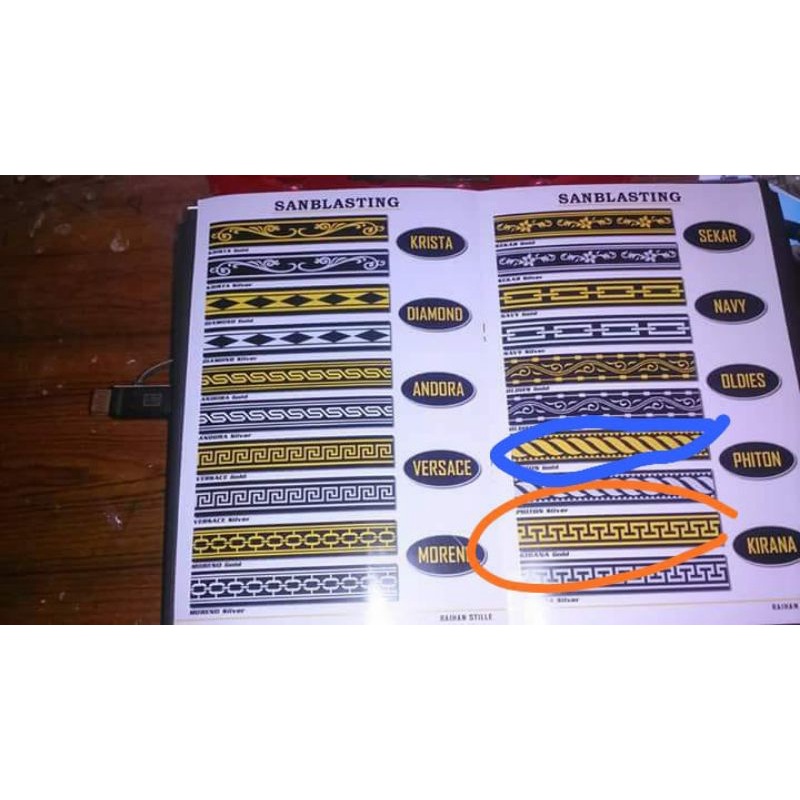 Lis plin granit murah motif