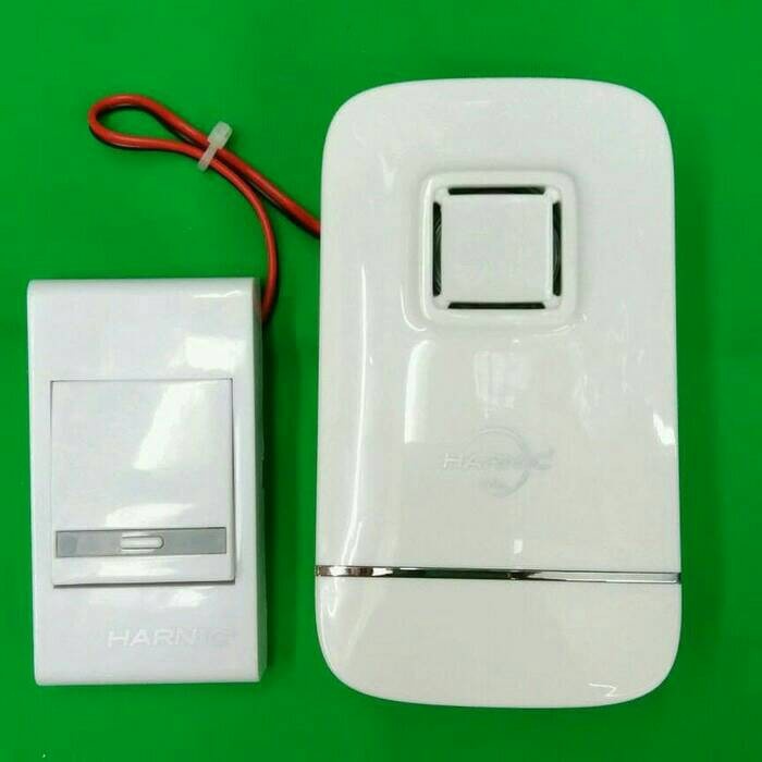 Heles Harnic D-131 Bel Pintu Kabel Battery Dengan Tombol