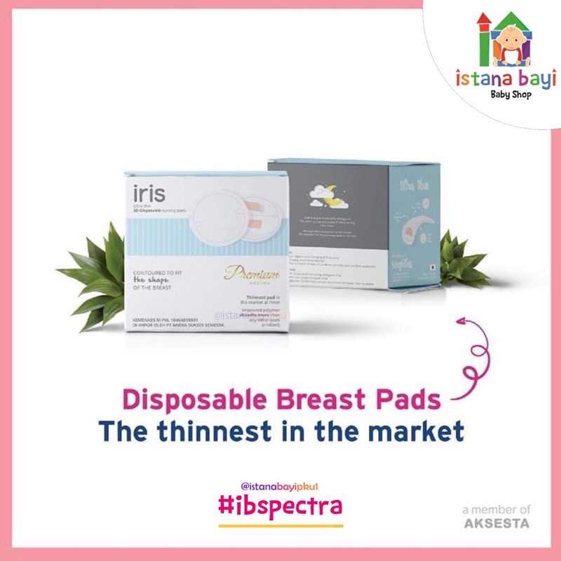 Iris Breast Pad isi 60pc - Penyerap asi