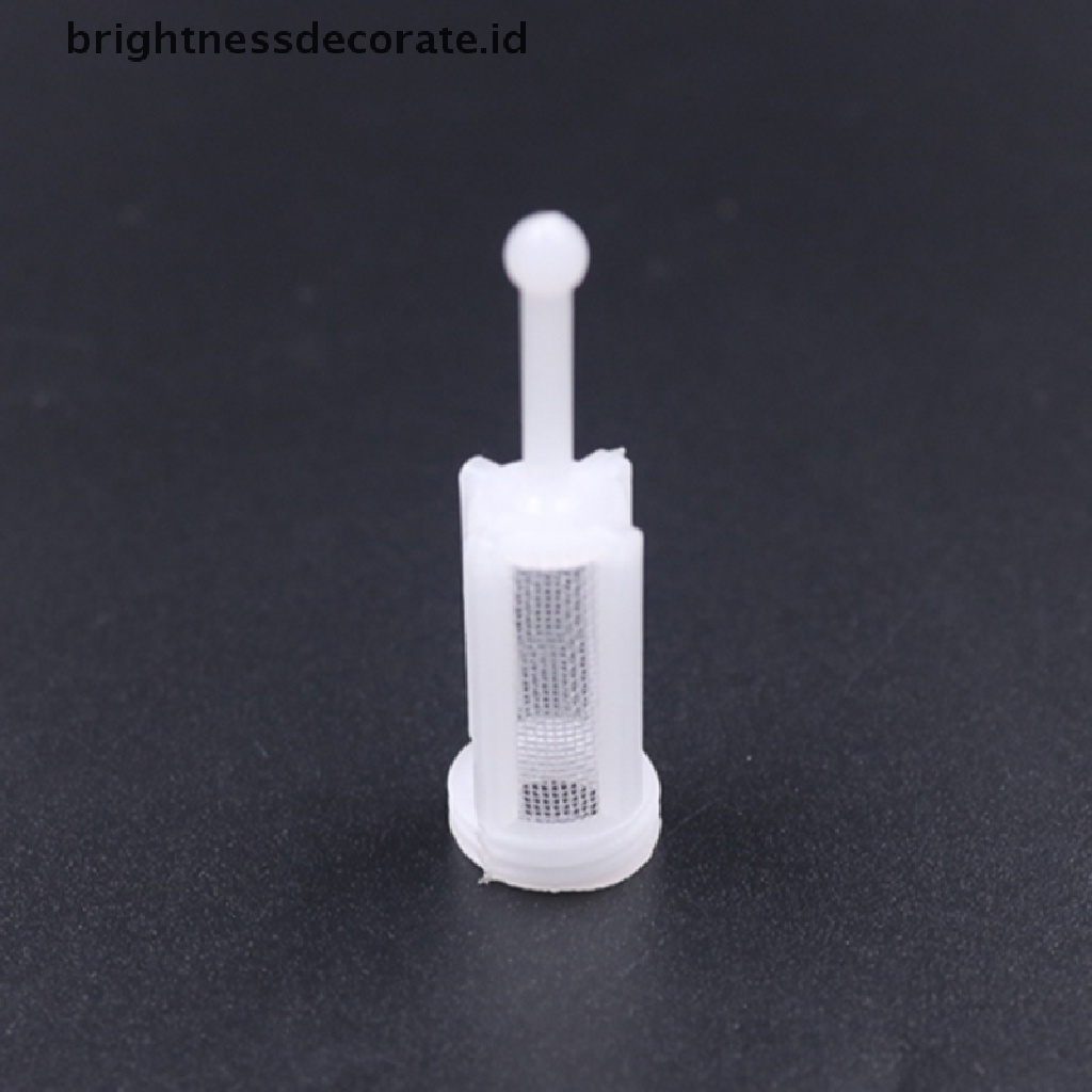 (Birth) 50pcs Filter Pistol Semprot Sekali Pakai Bahan Mesh Untuk Cat (Id)