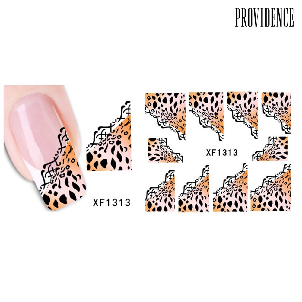 Providence Stiker Decal Transfer Air Untuk Dekorasi Nail Art Diy