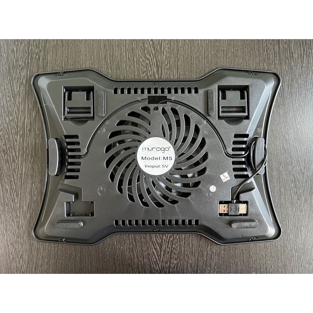 Cooling Pad Laptop Murago M5 Kipas Fan Pendingin Notebook