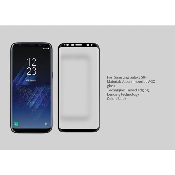 SAMSUNG Galaxy S8 Plus Tempered Glass NILLKIN 3D CP + MAX