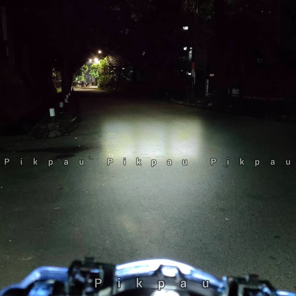 Lampu Utama Motor H6 LED Putih Kuning High Low Jauh Dekat AC DC H6 Laser Projector Untuk Motor Bebek dan Matic