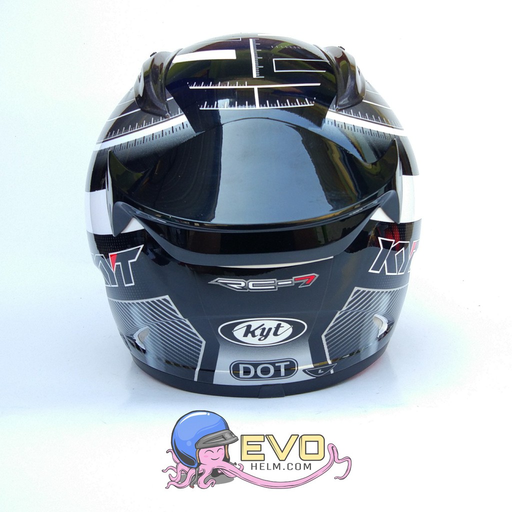 SEVEN SERIE 12 GRAPHIC FullFace - Single Visor WHITE BLACK GUNMETAL