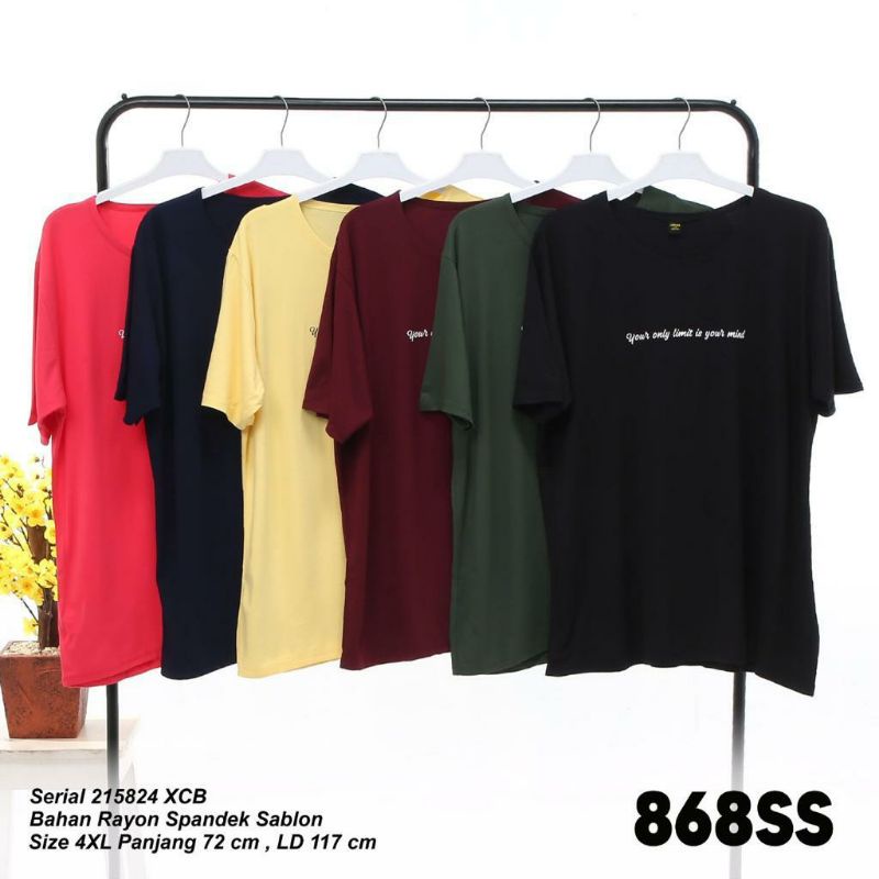 kaos jumbo adem murah