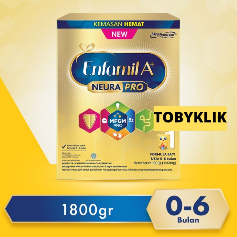 ENFAMIL / ENFA A+ tahap 1 usia 0-6 bulan 1800gr