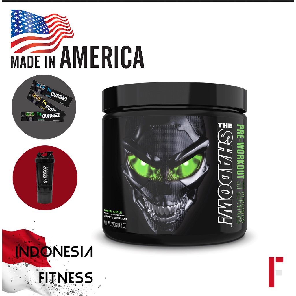 Jnx The Shadow 30serv (  Suplemen Prewokout Hardcore diatas The Curse )
