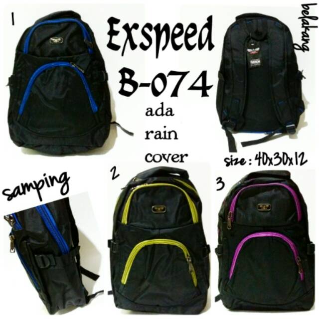 Tas ransel sekolah Exspeed B-074 tas punggung ternaru dan termurah