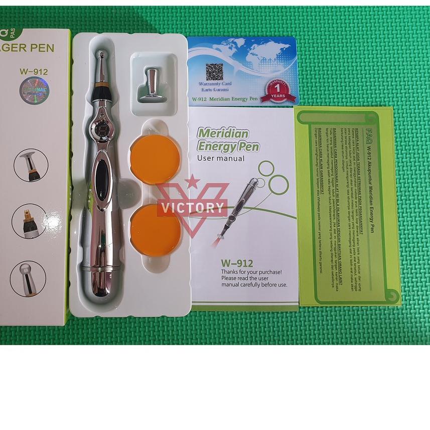 Flash Sale|LR11|GARANSI 1 TAHUN W-912 ORIGINAL PENA AKUPUNTUR ELEKTRONIK AKUPUNTUR PEN MERIDIAN ENER