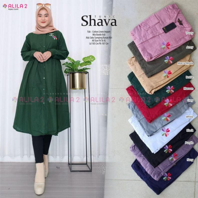 SHAVA TUNIK BY ALILA 2 HIJAB CLOTH