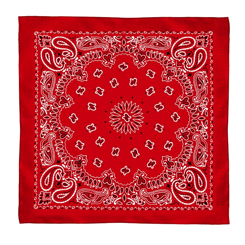 53x53cm Hip Hop Square Scarf Slayer Bandana hipster must-have square scarf riding sorban katun Masker Bandana Slayer Segi Empat Motif Batik segi empat hijab