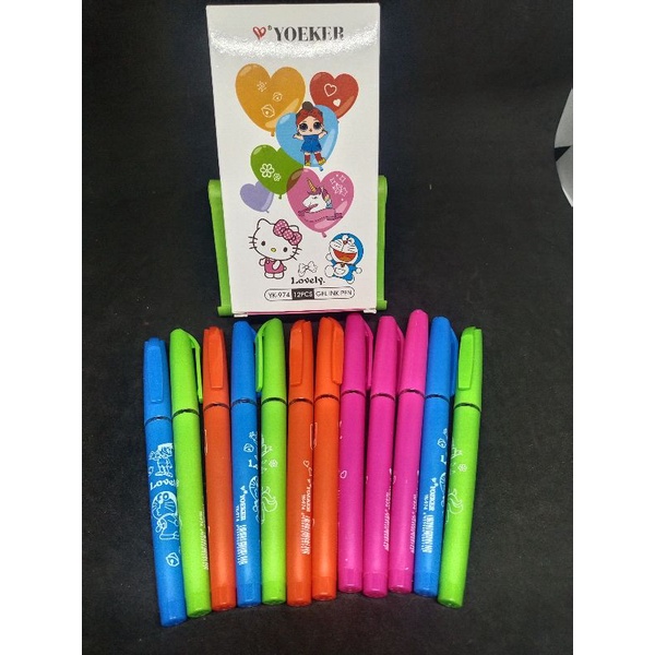 

PEN.GEL.BOLPOIN.PENA.PULPEN.KARAK.TER.ISI.12.pcs