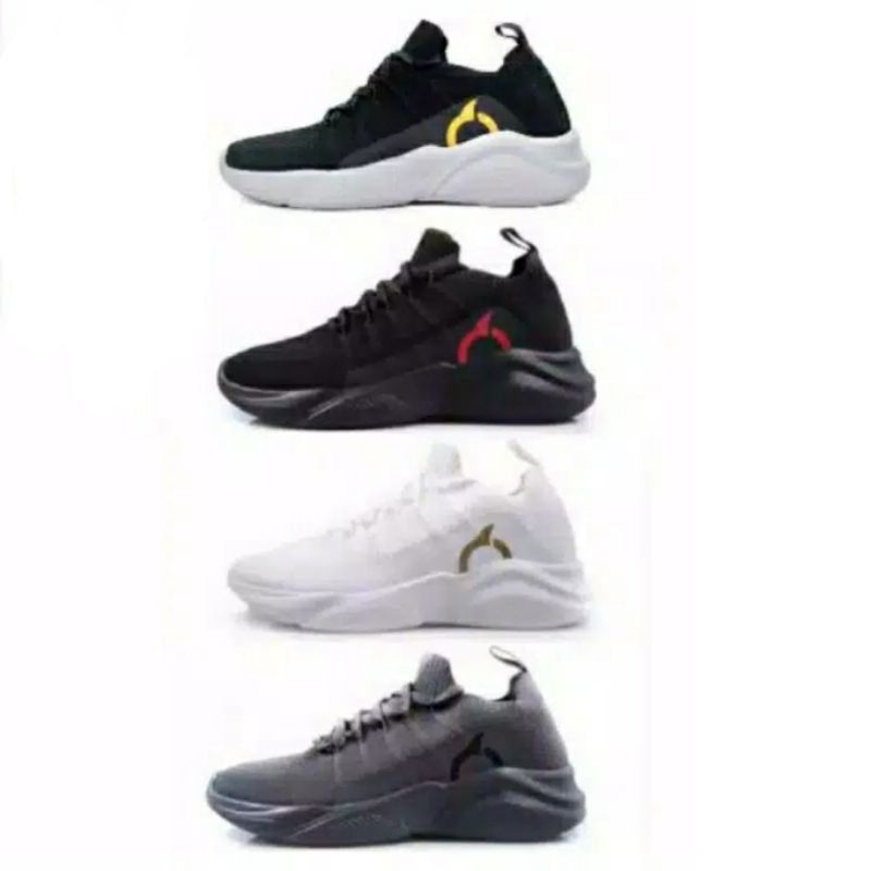 Sepatu Running Ortuseight Invaders White Grey black blue