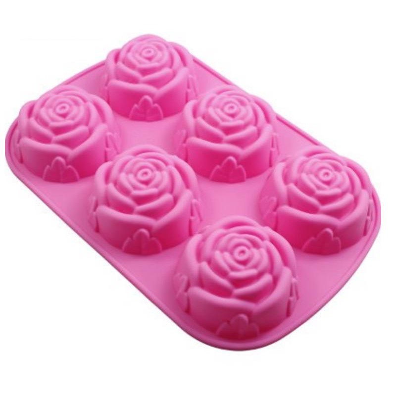 Cetakan puding bunga mawar  loyang pudding  loyang silicon jelly cetakan cokelat loyang cake spuit