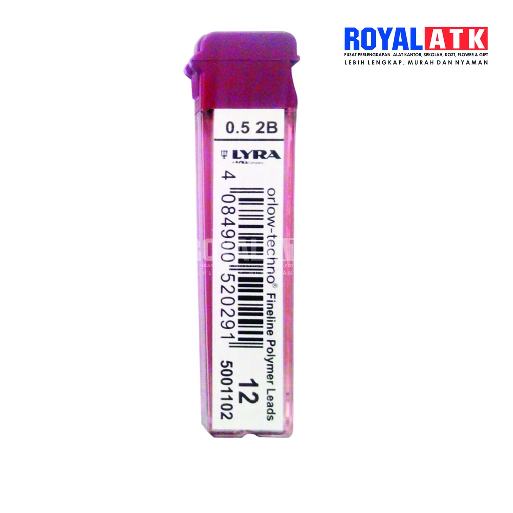 

LYRA REFFILL TECHNO FINELINE 0.5MM 2B (5001102) 4084900520291